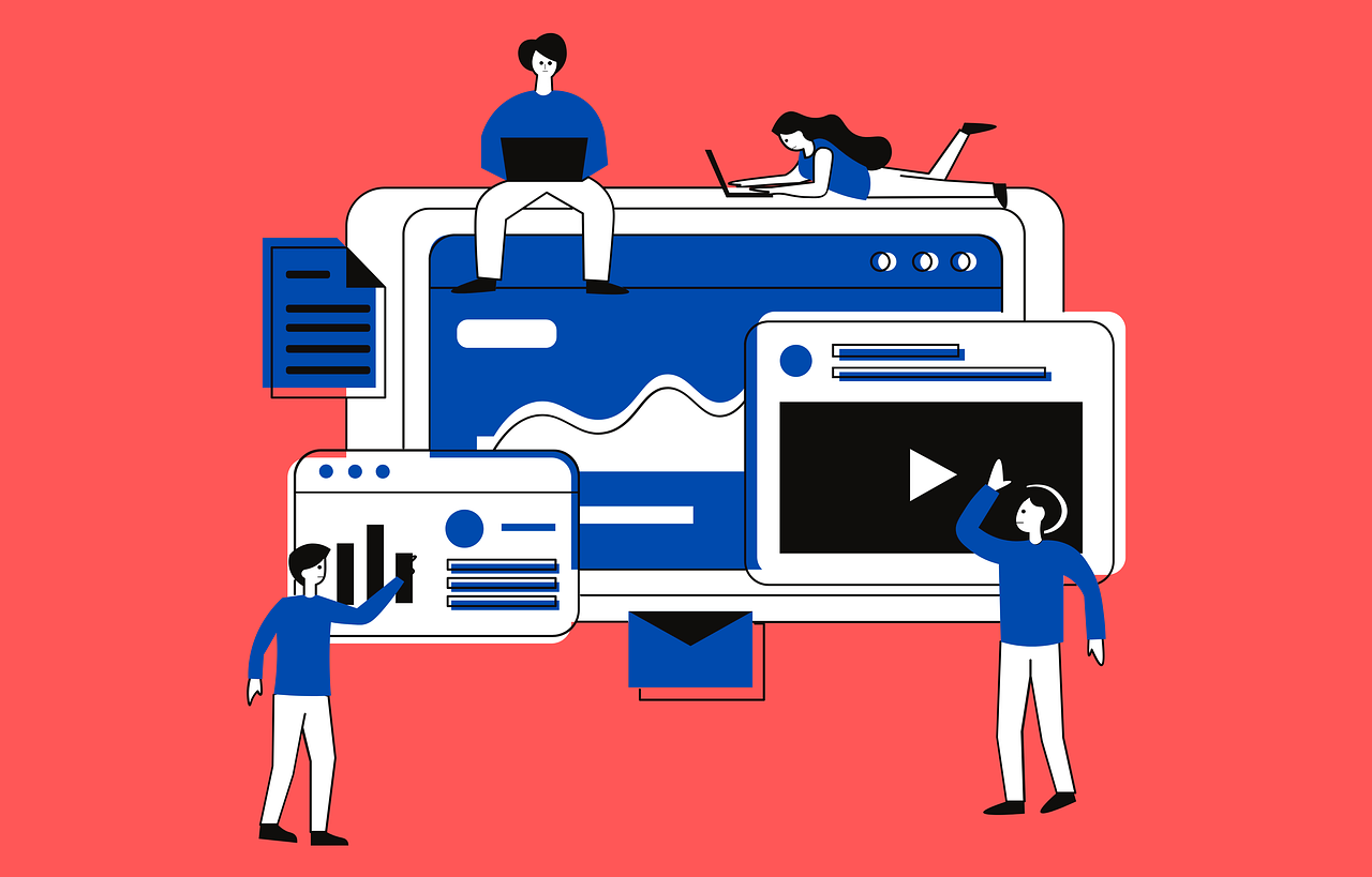 man, woman, business, marketing, silhouette, social media, advertisement, banner, model, tiktok, finance, person